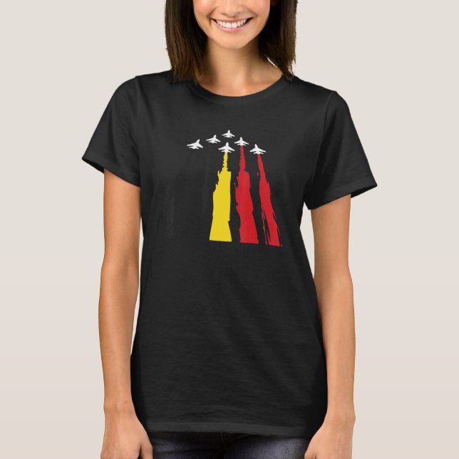 Belgium Planes Belgium Belgian T-Shirt (Front)