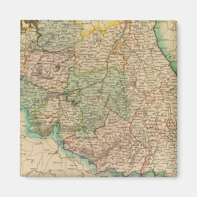 Belgium provinces magnet (Front)