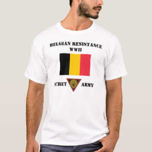Belgium Resistance Secret Army T-Shirt