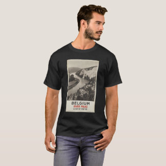 BELGIUM RIVER MAAS  ROOP OF FREYR vintage picture T-Shirt