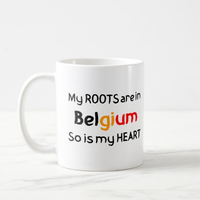 belgium roots coffee mug (Left)