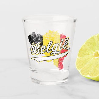 Belgium shot glass