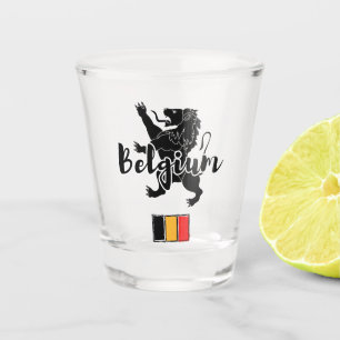 Belgium shot glass