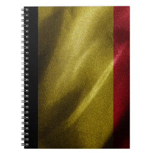 Belgium silk flag notebook