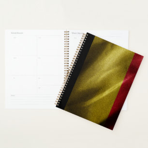 Belgium silk flag planner