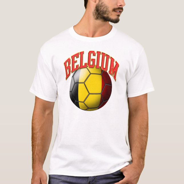 Belgium Soccer Ball T-Shirt (Front)