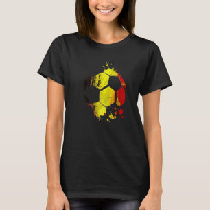 Belgium Soccer Graphic Belgium Flag Football Sport T-Shirt