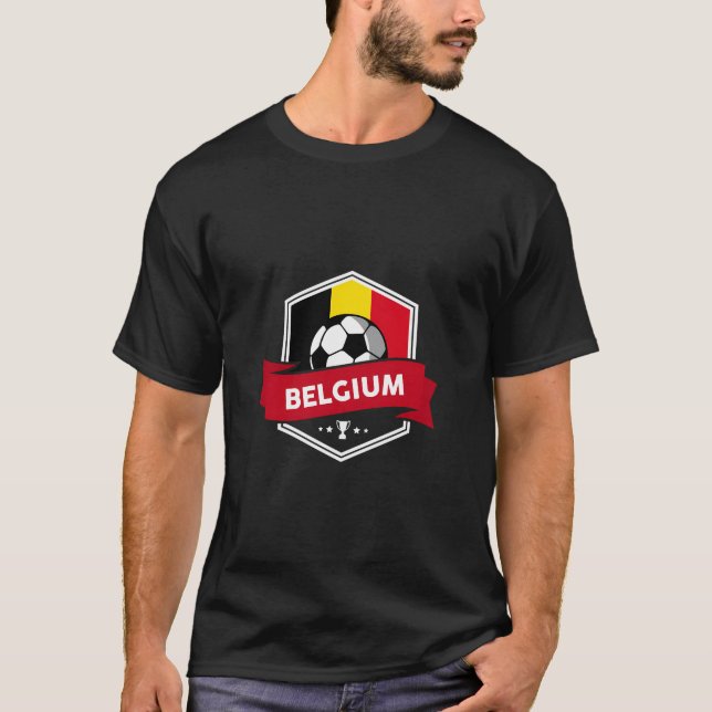 Belgium Soccer Jersey Belgian National Team 2020 2 T-Shirt (Front)