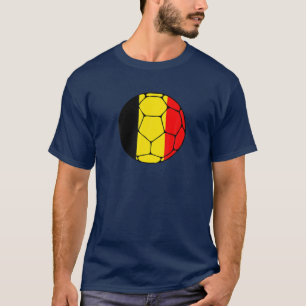 Belgium Soccer Team Supporter Belgium Flag Man T-Shirt