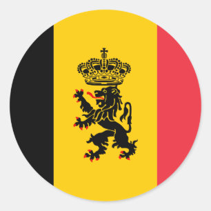 Belgium State Flag Sticker