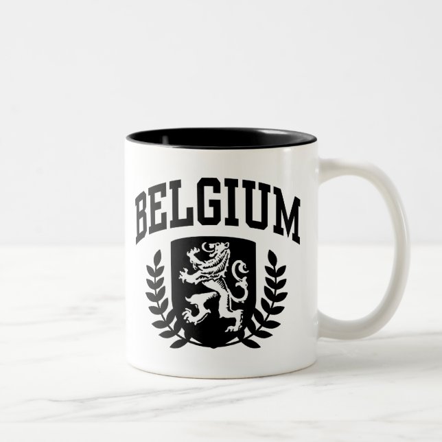 Belgium Two-Tone Coffee Mug (Right)