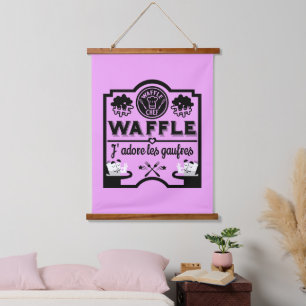 Belgium Waffles Hanging Tapestry