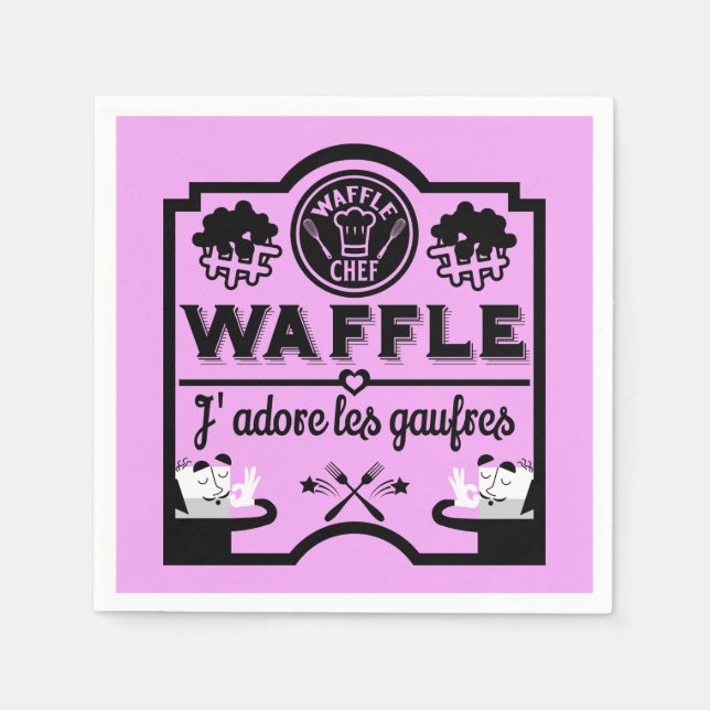 Belgium Waffles Napkin (Front)