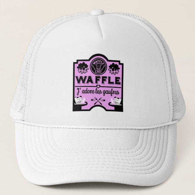Belgium Waffles Trucker Hat (Front)