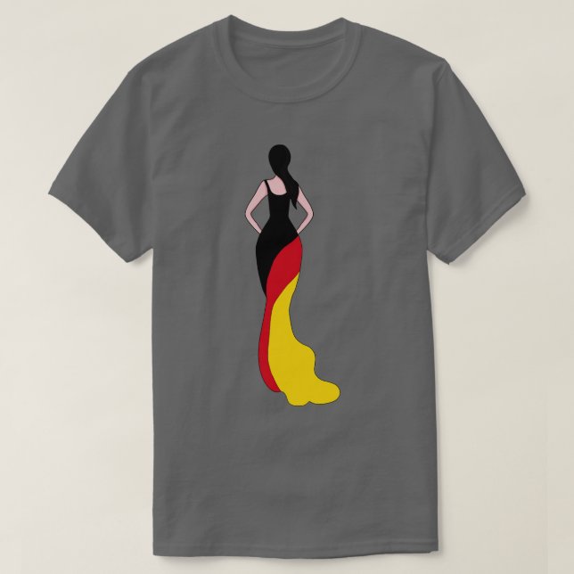 Belgium Woman T-Shirt (Design Front)