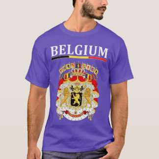 Belgiumshirt Belgian Flag Emblem Great Giftee frie T-Shirt