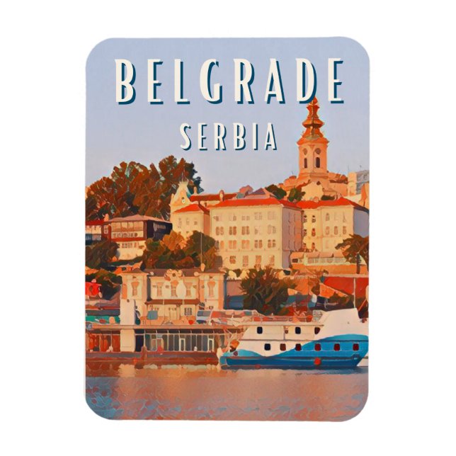 Belgrade, carrefour culturel des Balkans Magnet (Vertical)