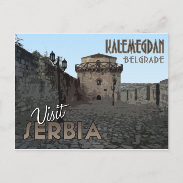 Belgrade, Kalemegdan, Serbia - Visit Serbia... Postcard (Front)