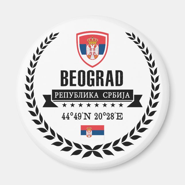 Belgrade Magnet (Front)