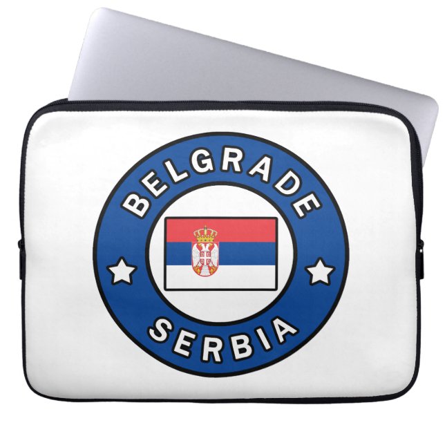 Belgrade Serbia Laptop Sleeve (Front)