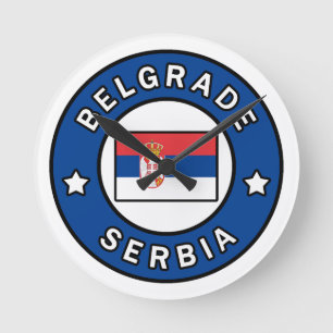 Belgrade Serbia Round Clock
