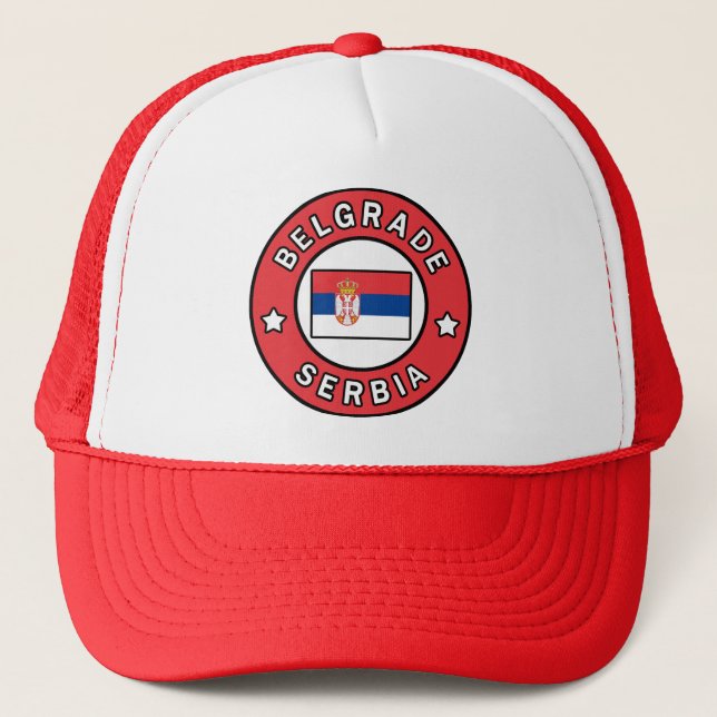 Belgrade Serbia Trucker Hat (Front)