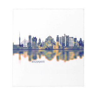 Belgrade Skyline Notepad