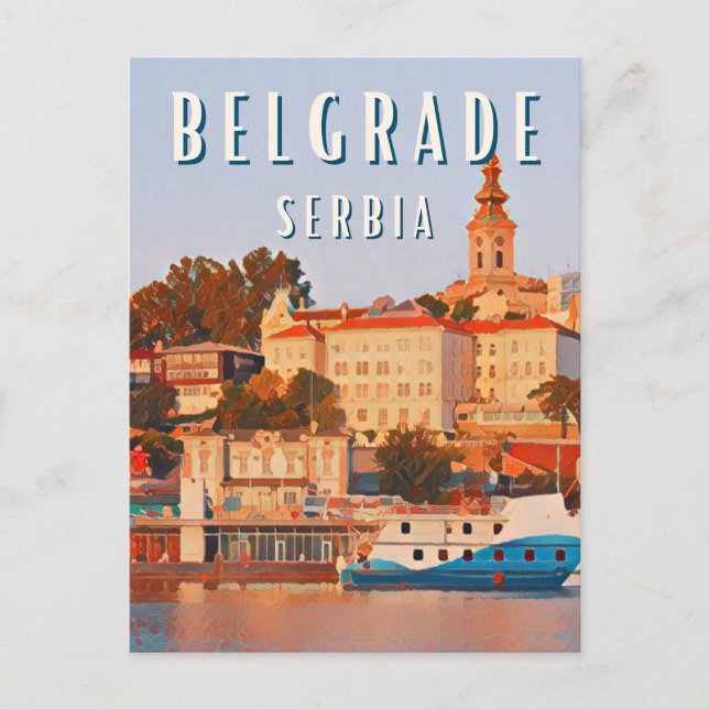 Belgrade, the cultural crossroads of the Balkans Postcard (Front)