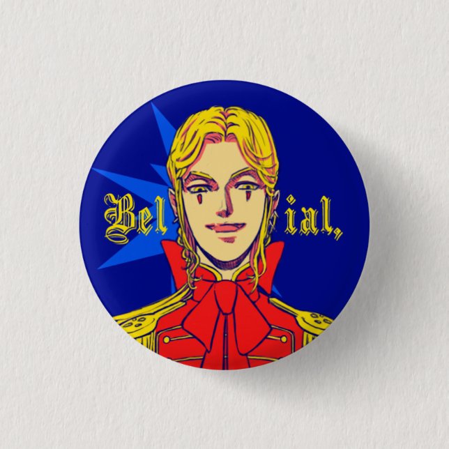 Belial 3 Cm Round Badge (Front)