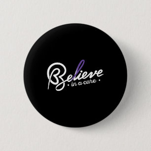 Believe1- Epilepsy Awareness Supporter Ribbon 6 Cm Round Badge