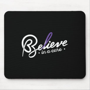 Believe1- Epilepsy Awareness Supporter Ribbon Mouse Mat