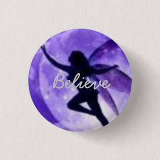 Believe 3 Cm Round Badge