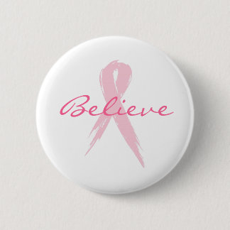 Believe 6 Cm Round Badge