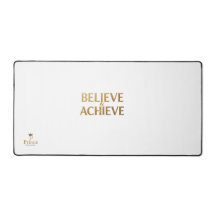 Believe & Achieve Inspirational Mouse Pad modern