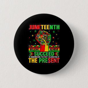 Believe achieve succeed honouring the past 6 cm round badge