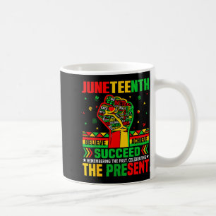 Believe achieve succeed honouring the past coffee mug
