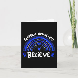 Believe Alopecia Awareness Month Alopecia Card
