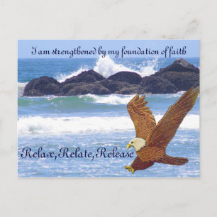 Believe and rise__ postcard
