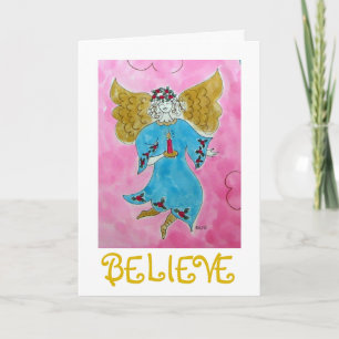 Believe Angel - Christmas Card