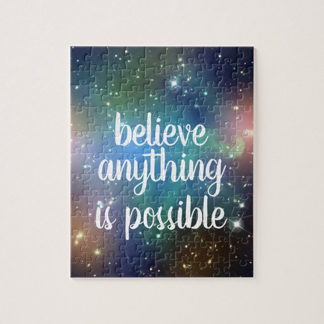 Believe Anything Is Possible Puzzle (Vertical)