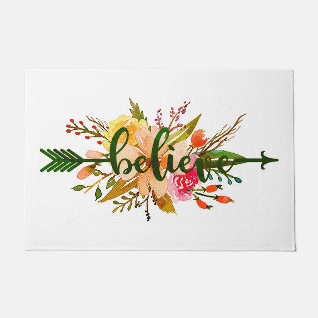 Believe arrow doormat (Front)