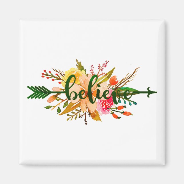 Believe arrow magnet (Front)