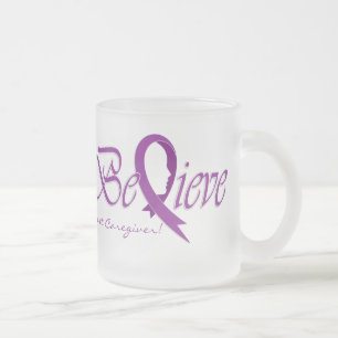 Believe "Best Care Mug" Frosted Glass Coffee Mug