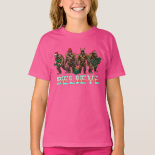 Believe Bigfoot Christmas Shirt Christmas Holiday