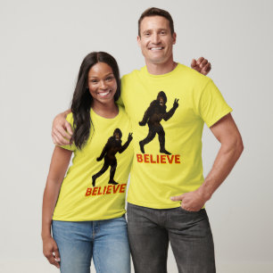 Believe Bigfoot Sasquatch Yeti T-Shirt