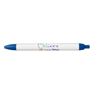 Believe Blue Ink Pen