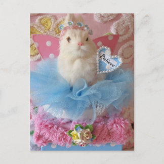 Believe Bunny postcard