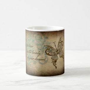 Believe Butterfly Coffee Mug