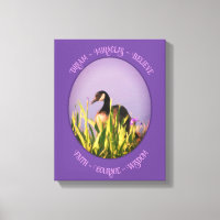 Believe Canada Goose Irises Inspirational Words