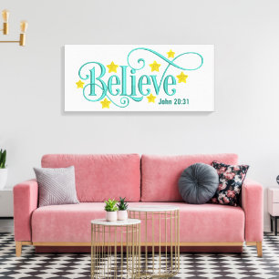 Believe- Canvas (Gloss)